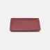 Dresden Burgundy Desk Tray Small SQ: 7"L x 7"W x 1"H