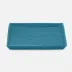 Dresden Dark Teal Tray Square Tapered Small Cotton Jute Pack/2
