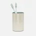Hagen Shiny Nickel Brush Holder 3"D x 4.5"H