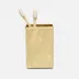 Mancora Shiny Brass Brush Holder 3"L x 3"W x 4.5"H