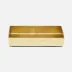 Mancora Shiny Brass Soap Dish 6.5"L x 4.5"W x 1"H