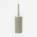 Manchester Sand Toilet Brush Holder Round Realistic Faux Shagreen