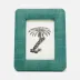 Halle Emerald Green Frame 5"X7" Silken Abaca