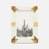 Sofia Natural/Gold Frame 4"L x 6"H