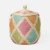 Cora Multicolor Hamper Large: 20"D x 26"H