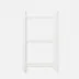 Ramsey Bright White Wall Hanging Towel Rack Small: 20"L x 4"W x 36"H