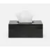 Arles Dark Tissue Box Rectangular Straight Faux Horn
