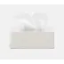 Arles White Tissue Box Rectangular: 10"L x 5.5"W x 4"H