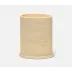 Dalton Cream Wastebasket Round Rattan