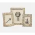 Ismailia Spotted Gold Frame 4"L x 6"H