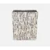 Luzia Silver Mix Wastebasket Rectangular Tapered Romblon Stone/Shell/Metal