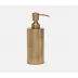 Remy Antique Brass Soap Pump 2.5"D x 7.5"H