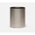 Remy Pewter Wastebasket Round Textured Stainless Steel