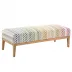 Poppy Multi Freida Rug Bench Oblong