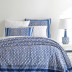 Batik Blue Coverlet King