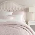 Washed Linen Slipper Pink Quilt Full/Queen