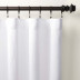 Stone Washed Linen White Curtain Panel 48" x 108"