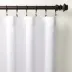 Stone Washed Linen White Curtain Panel 48" x 108"