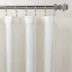 Textured Sheer Dove White Curtain Panel 48" x 108"