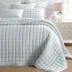 Lush Linen Sky Puff Coverlet Full/Queen