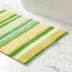 Citrus Stripe Yellow/Green Bath Rug Medium