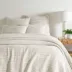 Striae Oatmeal Matelasse Coverlet King