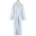 Bubble Stripe Fleece Soft Blue Robe Grande