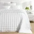 Cozy Cotton White Puff Coverlet Full/Queen