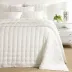 Cozy Cotton Ivory Puff Coverlet Full/Queen