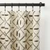 Tatum Ivory Curtain Panel 50" x 108"