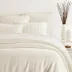 Sumptuous Chenille Ivory Coverlet King