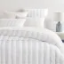 Monet White Quilted Coverlet Full/Queen