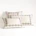 Cross-Stitch Linen Navy Euro Sham 26" x 26"