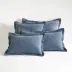 Hawley Indigo Matelasse Euro Sham 26" x 26"