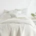 Viola Velvet Dove White Quilt Full/Queen 92" x 96"