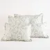 Margot Linen Pewter Blue Sham - Dutch Euro