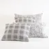 Theodore Charcoal Matelasse Sham - Dutch Euro