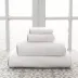 Signature Banded White/Pearl Grey Bath Sheet