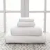 Signature Banded White/Sky Bath Sheet