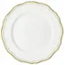 Polka Gold Buffet Plate Round 12.2 in.
