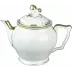 Polka Gold Tea Pot Rd 3.9"