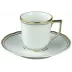 Polka Gold Coffee Cup Without Foot Round 2.4 in.