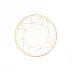 Gem Cut Gold Bread & Butter Plate
