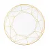 Gem Cut Gold 10.5" Dinner Plate