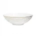 Gem Cut Gold Serving Bowl