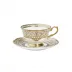 Carlsbad Queen White Tea Cup & Saucer