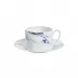 Marble Azure Tea Cup & Saucer