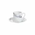 Marble Azure Espresso Cup & Saucer