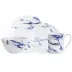 Marble Azure 4-Piece Place Setting (Dinner, Salad, Mug, Cereal Bowl)