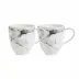 Marble Venice Fog Barrel Mug, Set Of 2